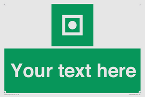 Custom sign safe condition Shipboard general alarm